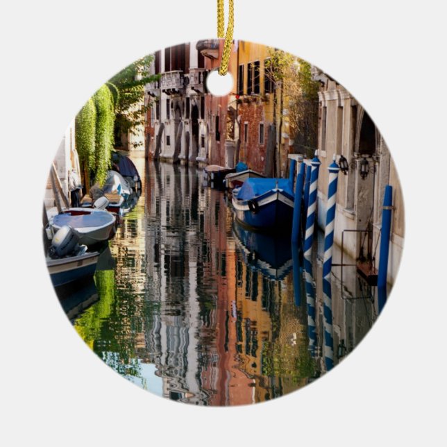 Ornamento De Cerâmica Canal da Manhã (Frente)