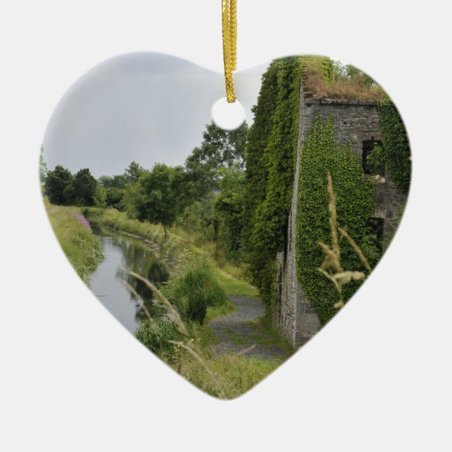 Ornamento De Cerâmica Canal Irlandês (Frente)