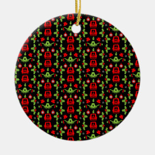 Ornamento De Cerâmica Canal Natal dos Narrocos Xmas