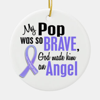 Ornamento De Cerâmica Cancer esofágico do pop do anjo 1