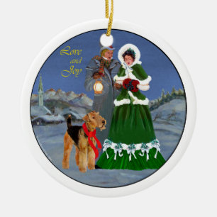 Ornamento De Cerâmica Canções de Natal