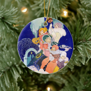 Ornamento De Cerâmica Canções para o Natal