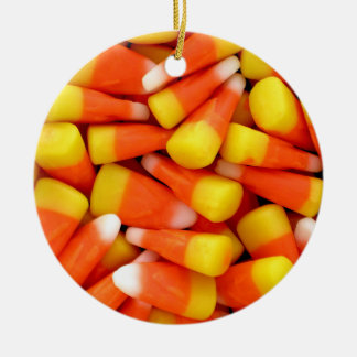 Ornamento De Cerâmica Candy Corn