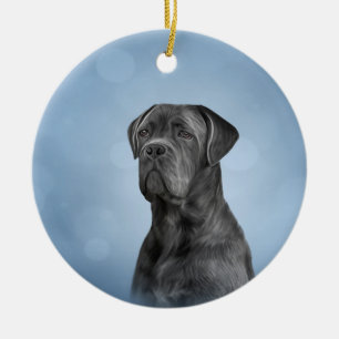Ornamento De Cerâmica Cane Corso - Mastiff Italiano