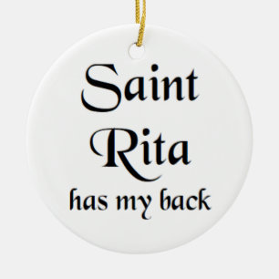 Ornamento De Cerâmica caneca de café santa rita
