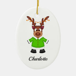 Ornamento De Cerâmica Cantora de Natal Festiva, Festiva, Custa Personali