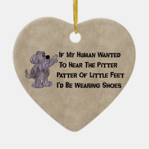 Ornamento De Cerâmica Cão de filhote de cachorro Criança-Livre