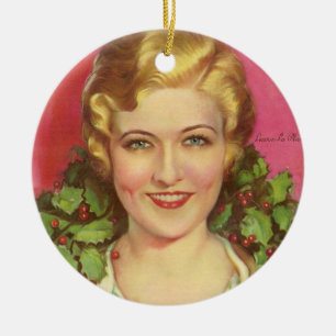 Ornamento De Cerâmica Capa de revista 1929 de Plante do La de Laura.
