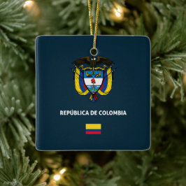 Ornamento De Cerâmica Capa de telefone passaporte da Colômbia