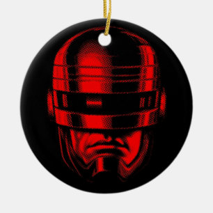 Ornamento De Cerâmica Capacete Robot Cop