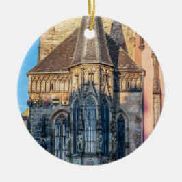 Ornamento De Cerâmica Capela da Câmara Municipal na Praça da Cidade Anti