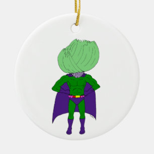Ornamento De Cerâmica Capitão Cabbage