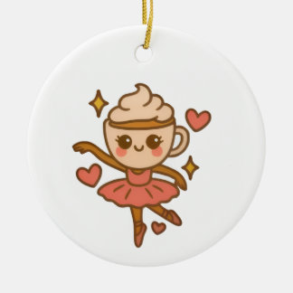 Ornamento De Cerâmica Cappuccina Ballerina Italian Ausweis