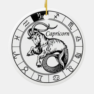 Ornamento De Cerâmica capricorn