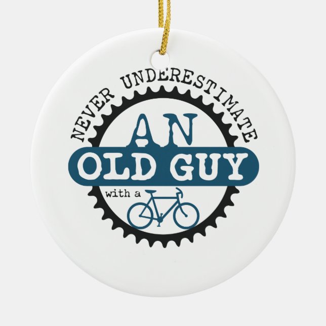 Ornamento De Cerâmica Cara idosa (Frente)