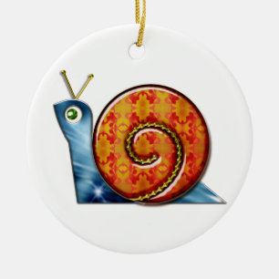 Ornamento De Cerâmica Caracol manhoso