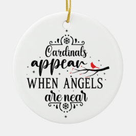 Ornamento De Cerâmica Cardeais Aparecem Anjos Perto do Memorial Fotográf