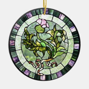 Ornamento De Cerâmica Cardo escocês