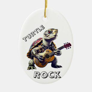 Ornamento De Cerâmica Caricatura de Cartografia de Tartaruga Animal