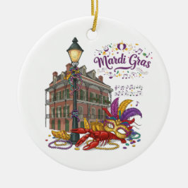 Ornamento De Cerâmica Carnaval