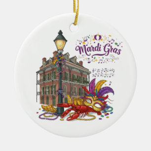 Ornamento De Cerâmica Carnaval