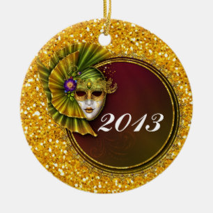 Ornamento De Cerâmica Carnaval - SRF