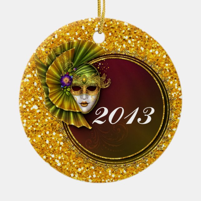 Ornamento De Cerâmica Carnaval - SRF (Frente)