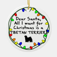 Caro papai noel Terrier tibetano