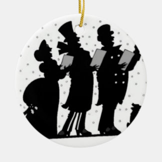 Ornamento De Cerâmica Carolers