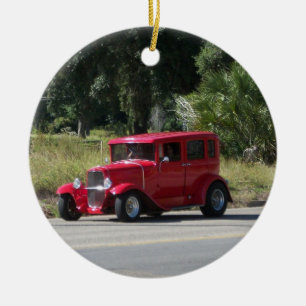 Ornamento De Cerâmica Carro antigo