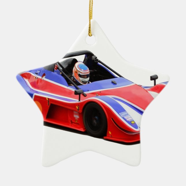 Ornamento De Cerâmica carro de competência (Frente)