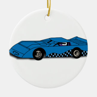 Ornamento De Cerâmica Carro de corridas