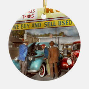 Ornamento De Cerâmica Carro - usado - o discurso de vendas 1939