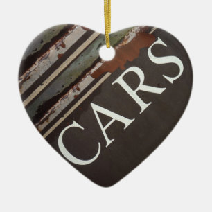 Ornamento De Cerâmica Carros - Sinal de Carro vintage de Caminhão