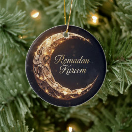Ornamento De Cerâmica Cartão de Férias Personalizado Ramdan Kareem