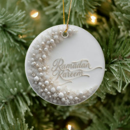 Ornamento De Cerâmica Cartão de Férias Personalizado Ramdan Kareem