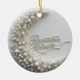 Ornamento De Cerâmica Cartão de Férias Personalizado Ramdan Kareem