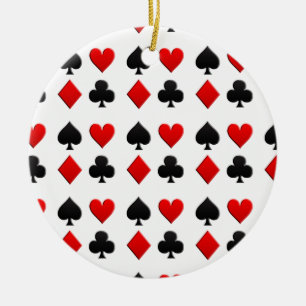 Ornamento De Cerâmica Cartões para jogos