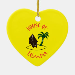 Ornamento De Cerâmica Casa de Lumpia