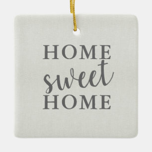 Ornamento De Cerâmica Casa doce Home nosso primeiro Home