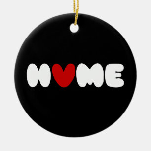 Ornamento De Cerâmica Casa É Onde Está O Coração