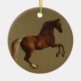 Ornamento De Cerâmica Casaco de assobio do cavalo (por George Stubbs)