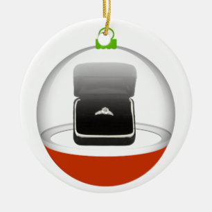 Ornamento De Cerâmica Casado-me - SRF