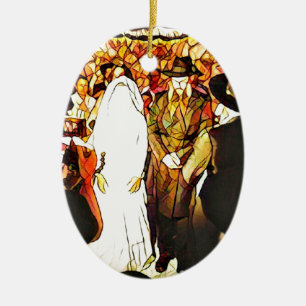 Ornamento De Cerâmica Casamento de Hassidic