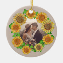 Casamento de Taupe Russo de Girassol Floral Elegan