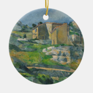 Ornamento De Cerâmica Casas de Paul Cezanne   no Provence: O Riaux V