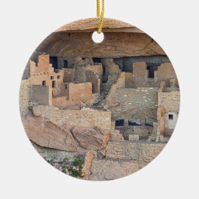 Ornamento De Cerâmica Casas do penhasco (Frente)