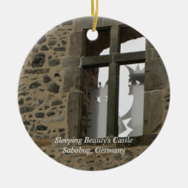 Ornamento De Cerâmica Castelo da Bela Dormindo