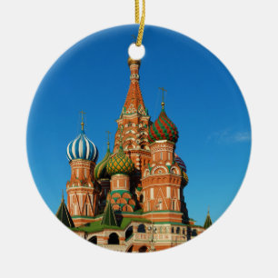 Ornamento De Cerâmica Catedral de São Basílio Moscou Rússia