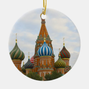 Ornamento De Cerâmica Catedral de São Basílio no Red Square, Moscou